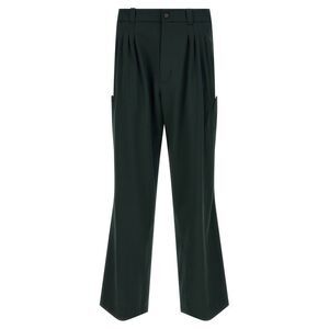 Kiko Kostadinov Bicolor Virgin Wool Casual Men's Pants